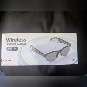 Wireless Headset Glasses Y-588 Pro in Gray